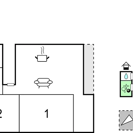 2 Bedroom Cozy In Apartment
